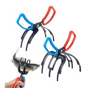 DICOSMETIC 3Pcs 2 Styles Fish Claw Gripper 2/3 Claw Fishing Pliers Metal Fish Control Clamp Multifuctional Non-Slip Fishes Catch Fishing Grabber Tool for Most Freshwater Fishes