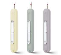 DICOSMETIC 3Pcs 3 Colors 2 in 1 Needle Threader Seam Rippers Small Needle Eye Threader Tool Threads Remover Tool for Sewing Embroidery Cross Stitch Sewing Crafts