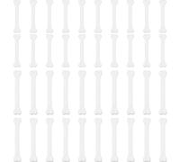 DICOSMETIC 40Pcs 2 Sizes Skeleton Bone Charm Plastic Halloween Charm White Artificial Bone Pendants Mini Bones Charms for Jewelry Making Halloween Party Decoration Cosplay Performance Supplies