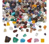DICOSMETIC 450Pcs Chip Stone Beads Bulk 5-8mm Irregular Gemstone Crystal Rock Bead DIY Loose Bead for Bracelet Necklace Earrings Jewelry Making Crafting Supplies