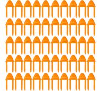 DICOSMETIC 500Pcs Plastic Bird Beaks Inserts Faux Chick Mouth Duck Bill Craft Doll Beak Accessories Orange Safety Mouth for DIY Figurines Puppet Plush Animal Making