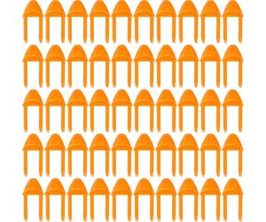 DICOSMETIC 500Pcs Plastic Bird Beaks Inserts Faux Chick Mouth Duck Bill Craft Doll Beak Accessories Orange Safety Mouth for DIY Figurines Puppet Plush Animal Making