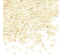 DICOSMETIC 500Pcs Square Shape Solder Chip Golden Repair Chip Solder Precut Chips Soldering Ultra Tiny Solder Chip Repair Electronic Soldering for DIY Jewelry Making Repair, 2x2x0.4mm