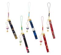 DICOSMETIC 5Pcs 5 Styles Phone Wrist Strap Cat Phone Charm Aesthetic Cellphone Charms Kawaii Cell Phones Keychain Lucky Cat Cell Phones Pendant Accessories for Bag Backpack Camera