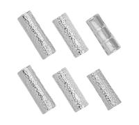 DICOSMETIC 6Pcs 3 Sizes Watch Bead Connector 19.5/22/24mm Bead Bracelet Connector Watch Band Adapter Jewelry Making Replacement Link Bead for Watch Wristband Connectors Alloy Bead Connectors