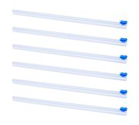 DICOSMETIC 6Pcs Plastic Slider Cutter 14.97 Reusable Cling Film Slide Cutter Self-Adhesive Slide Cutter Replacement Food Wrap Cutter Wrap Dispenser for Aluminum Foil Wax Paper