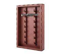 DICOSMETIC 7 Layer Wood Pocket Knife Display Case 42.5x27.5x6cm Wall Mount Knives Collection Display Holder for Collection and Storage, Holds up to 7 Knives