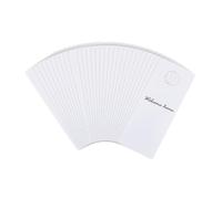 DICOSMETIC 70Pcs Hanging Door Tags Blank Door Hanger White Hook Hanging Tab Parking Permit Hang Tags PVC Blank Signs Door Knob Sign for DIY Craft Home Office Hotel Apartments Restaurant Decoration