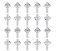 DICOSMETIC Cross Pins Bulk Alloy Cross brooch Metal Religious Lapel Pins Small Memorial Pins for Men Women Church Prayer Clothes Matching, Metal, no gemstone