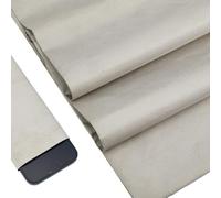 DICOSMETIC Faraday Fabric 59.05" L x 39.37" W RF Protection Fabric EMI RFID Radiation Shielding Fabrics Silver Shielding Fabrics Signal Blocking Material for WiFi Call