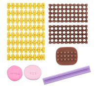 DICOSMETIC Letter Stamps for Clay Alphabet Number Stamp Set Cookie Stamp Impress Embosser Cutter Pottery Stamps Ceramic Polymer Clay Tools Letter Symbols Biscuit Fondant