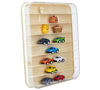 DICOSMETIC Wall Figures Display Box Minifigure Display Case Building Block Miniatures Cases Mounted Plastic Storage Box Small Action Figure Displays Cabinet Mini Showcase for Collectibles