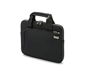 Dicota 10-11.6 Inch Smart Skin Laptop Computer and Tablet Carry Case, Lightweight Sleeve Laptop Case with Handles, Black