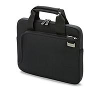 Dicota 12-12.5 Inch Smart Skin Laptop Computer and Tablet Carry Case, Lightweight Sleeve Laptop Case with Handles, Black