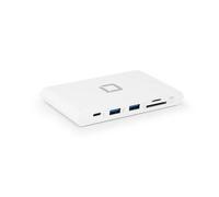 Dicota D31729. USB Power Delivery up to: 100 W. Ethernet LAN data rates: 101001000 Mbit/s. Product colour: White Compatible memory cards: MicroSD (TransFlash) SD. Width: 122 mm Depth: 69.9 mm Height: