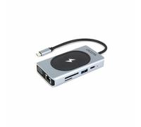 DICOTA D32059 interface hub USB Type-C Black Silver