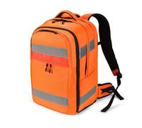 DICOTA Hi-Vis backpack Orange Polyethylene terephthalate (PET), Thermoplastic polyurethane (TPU)