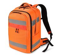 DICOTA Hi-Vis V2 backpack Rucksack Orange Recycled polyethylene terephthalate (rPET), Thermoplastic polyurethane (TPU)