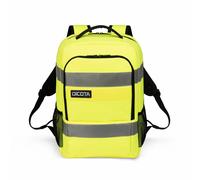 DICOTA P20471-17 backpack Rucksack Black, Grey, Yellow Recycled polyethylene terephthalate (rPET)