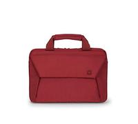 Dicota Slim Case 10-11.6 Inch EDGE Laptop Computer and Tablet Carry Case, Lightweight Sleeve Laptop Case with Handles, Red