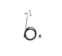 Dicota Universal Security Cable Lock, 3 Exchangeable heads fits all slots, masterkeyed