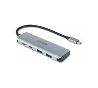 Dicota USB C Hub Silver 10000 Mbit/s Silver (D32061)