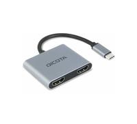Dicota USB Type C Docking Station Silver (D32063)
