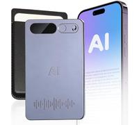 Dictaphone with Artificial Intelligence, AI Voice Recorder with Summary & Transcription, 64 GB, 10 m Range, App Control, 152 Multilingual for Lectures, Meetings, Calls