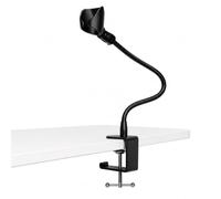 DictaStand Microphone stand Gooseneck 13” Compatible with Nuance PowerMic 3, PowerMic 4 and Philips SpeechMike, Flexible Clamp-On Desktop Mic Stand with 360° Adjustable Arm
