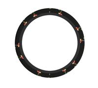 Dictatorship Rose Steering Wheel Protective Cover (15 inches), Soft, Breathable and Durable, Suitable for Sports Cars and Cars