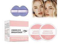 Dictionark Under Eye Brightener Concealer Correcting Cream Makeup,Under Eye Brightener,Nourishing Under Eye Concealer for Fix Conceal Dark Circles (white, 2pcs)