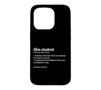 Dictionary College Majors Film Student Cinematography Major Case for iPhone 15 Pro