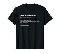 Dictionary College Majors Funny Pre Med Student T-Shirt