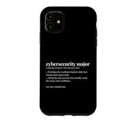 Dictionary Cybersecurity Major Definition Computer Scientist Case for iPhone 11