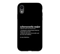 Dictionary Cybersecurity Major Definition Computer Scientist Case for iPhone XR