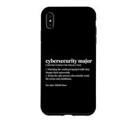 Dictionary Cybersecurity Major Definition Computer Scientist Case for iPhone XS Max