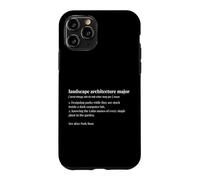 Dictionary Landscape Architecture Major University Student Case for iPhone 11 Pro