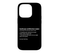 Dictionary Landscape Architecture Major University Student Case for iPhone 14 Pro