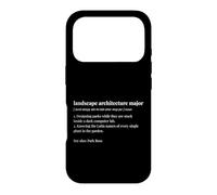 Dictionary Landscape Architecture Major University Student Case for iPhone 17 Pro