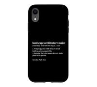 Dictionary Landscape Architecture Major University Student Case for iPhone XR