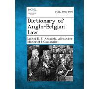 Dictionary of Anglo-Belgian Law