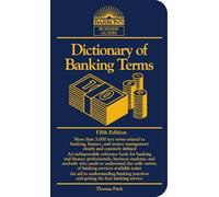 Dictionary of Banking Terms
