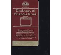 Dictionary of Business Terms