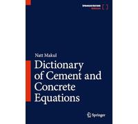 Dictionary of Cement and Concrete Equations