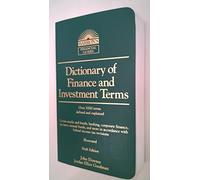 Dictionary of Finance and Investment Terms (Barron's Business Dictionaries)