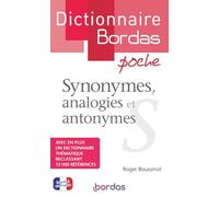 Dictionnaire Bordas poche Synonymes, analogies et antonymes