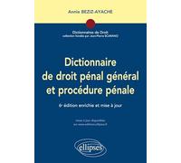 Dictionnaire De Droit Pénal Et De Procédure Pénale