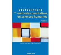 Dictionnaire des méthodes qualitatives en sciences humaines
