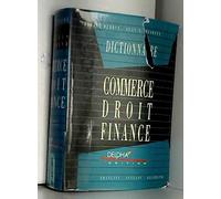 DICTIONNAIRE DES TERMES COMMERCIAUX, FINANCIERS ET JURIDIQUES.