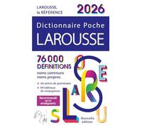 Dictionnaire Larousse Poche 2026